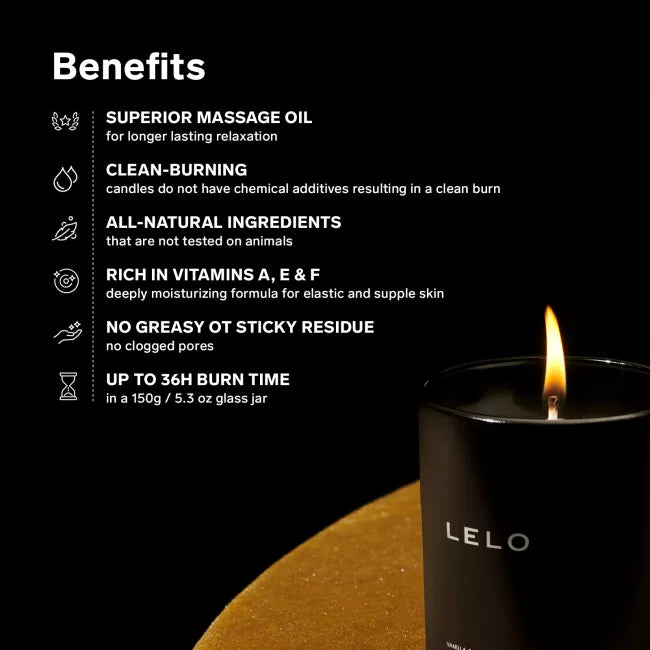 Flickering Touch Massage Candle
