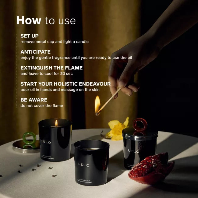 Flickering Touch Massage Candle